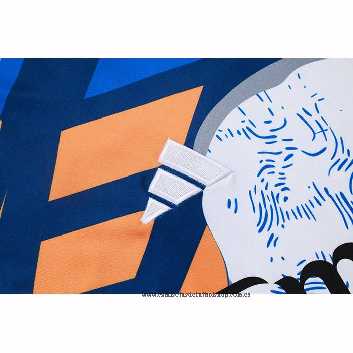 Chandal del Real Madrid 25-26 Manga Corta Azul - Pantalon Corto Blanco